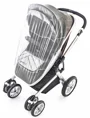 Plasa impotriva insectelor pentru carucior BabyJem Alba
