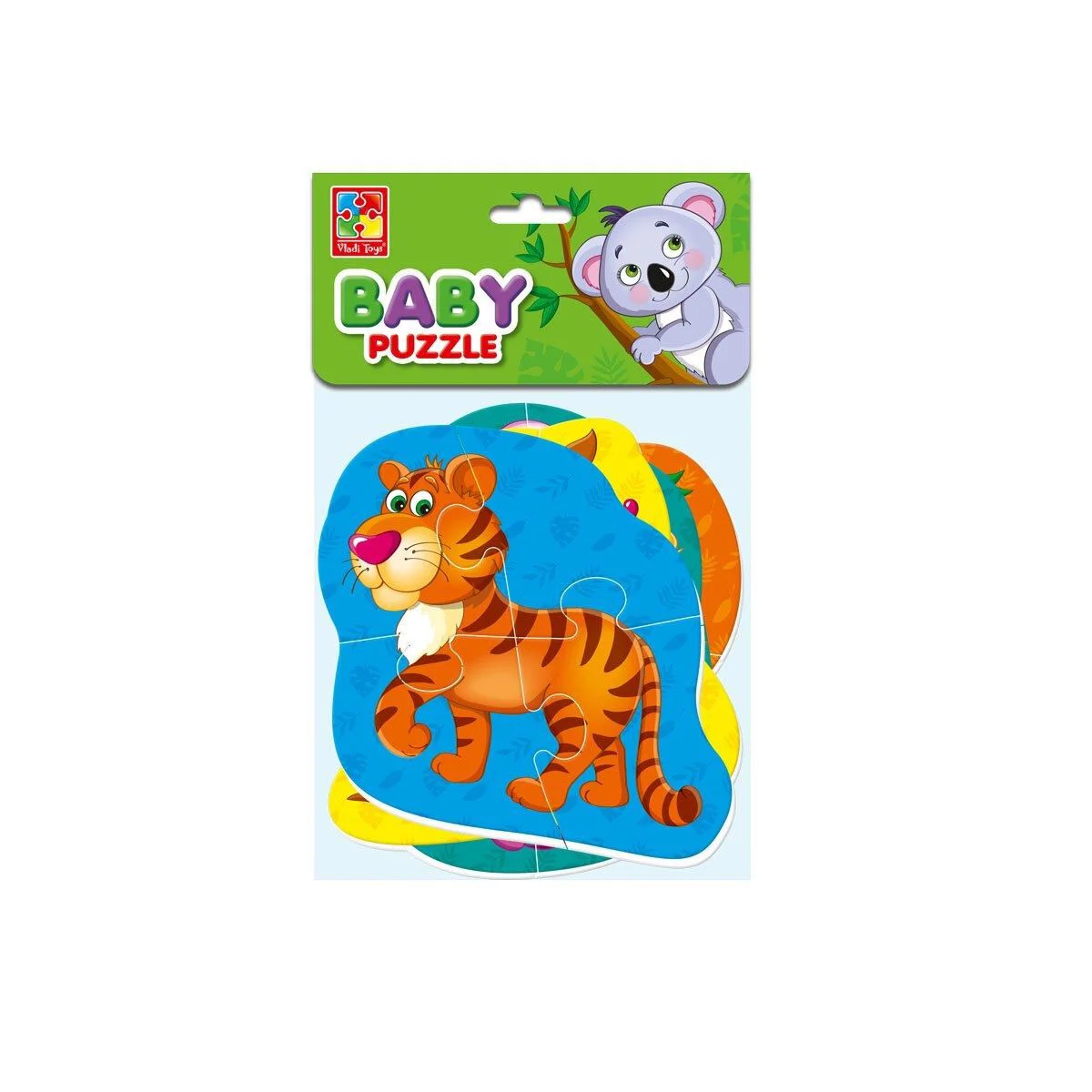 image for Puzzle moale Baby Vladi Toys Tigrisorul si prietenii foto