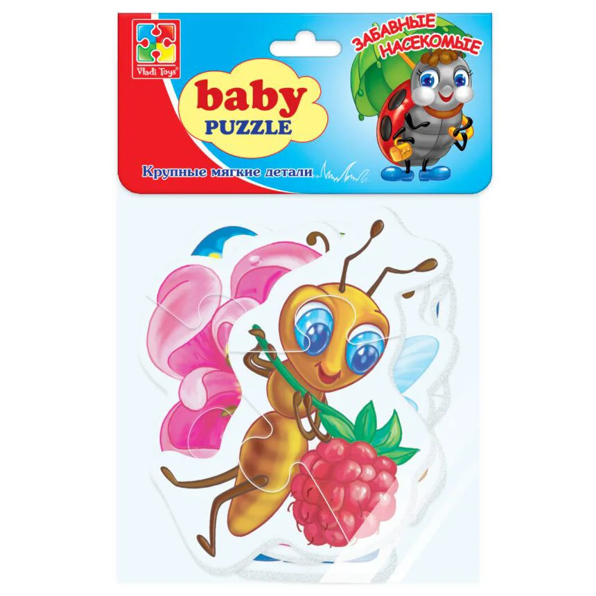 Puzzle Baby Vladi Toys Insecte foto