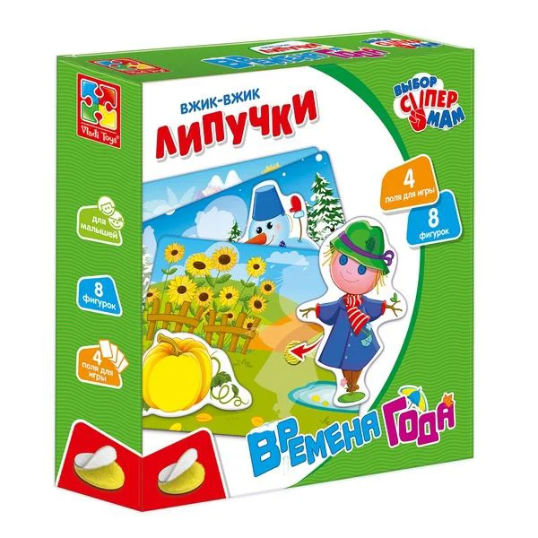 image for Настольная игра с липучками Vladi Toys Времена года foto