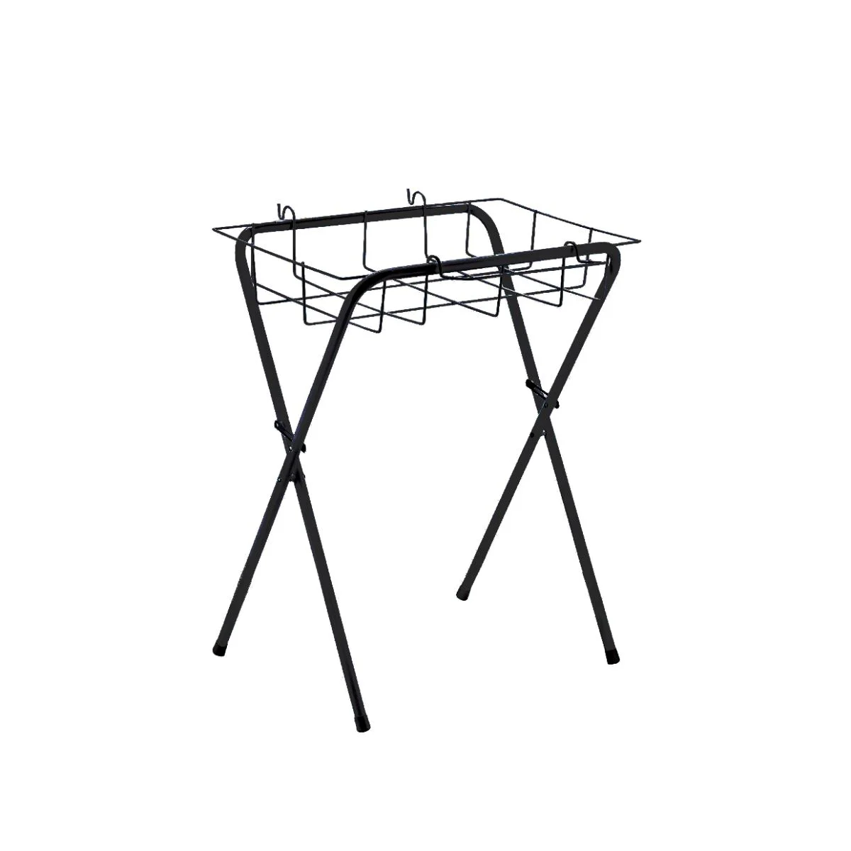 Универсальная металлическая подставка для ванночки с корзиной BabyJem Black