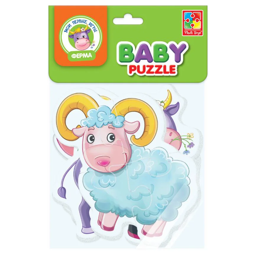 Puzzle Baby Vladi Toys Ferma foto