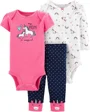 Carter's Set 3 piese Unicorn Pantaloni si 2 body-uri foto