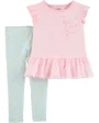 Carter's Set 2 piese Tricou si pantaloni Iepuras foto