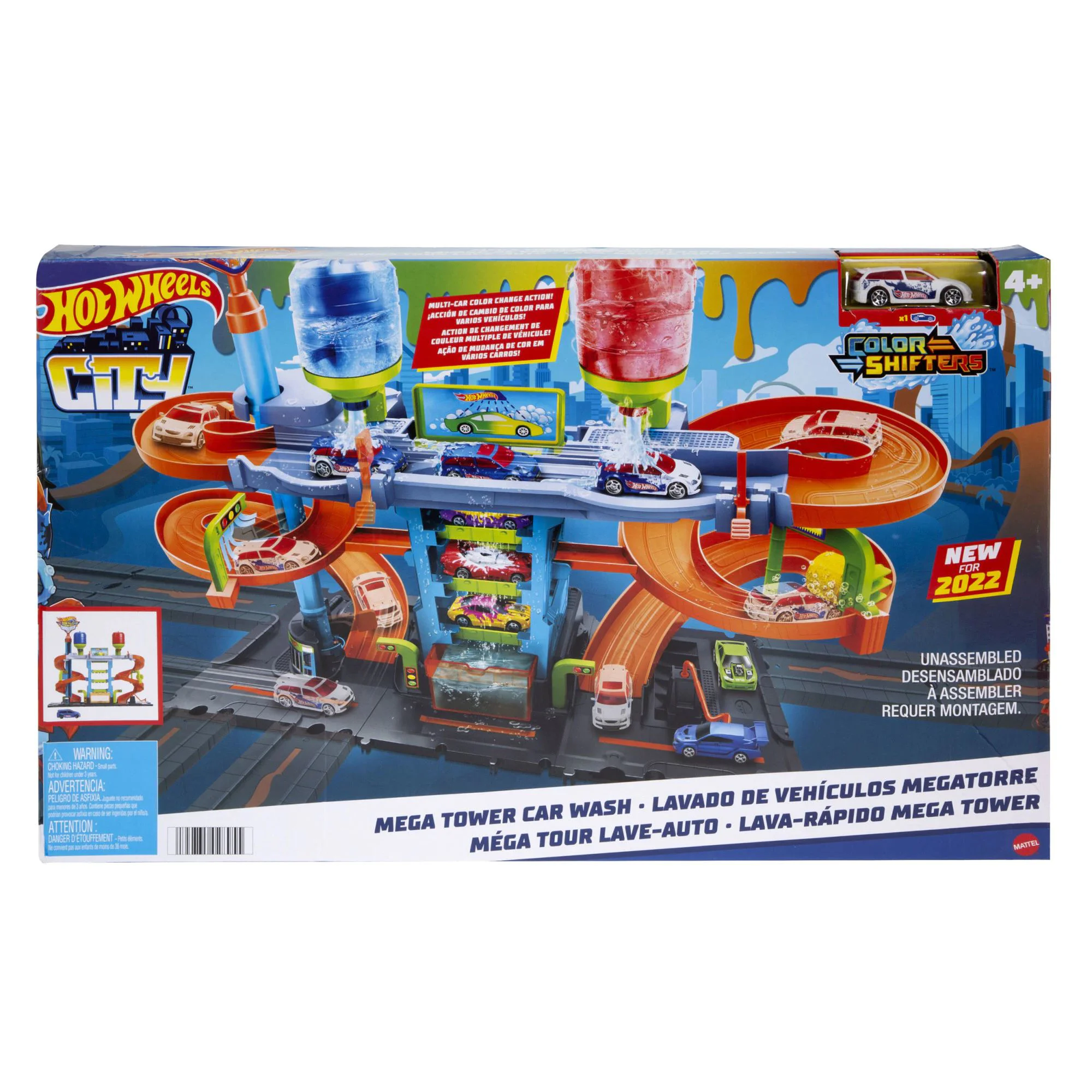 Set de joaca Hot Wheels Mega spalatorie