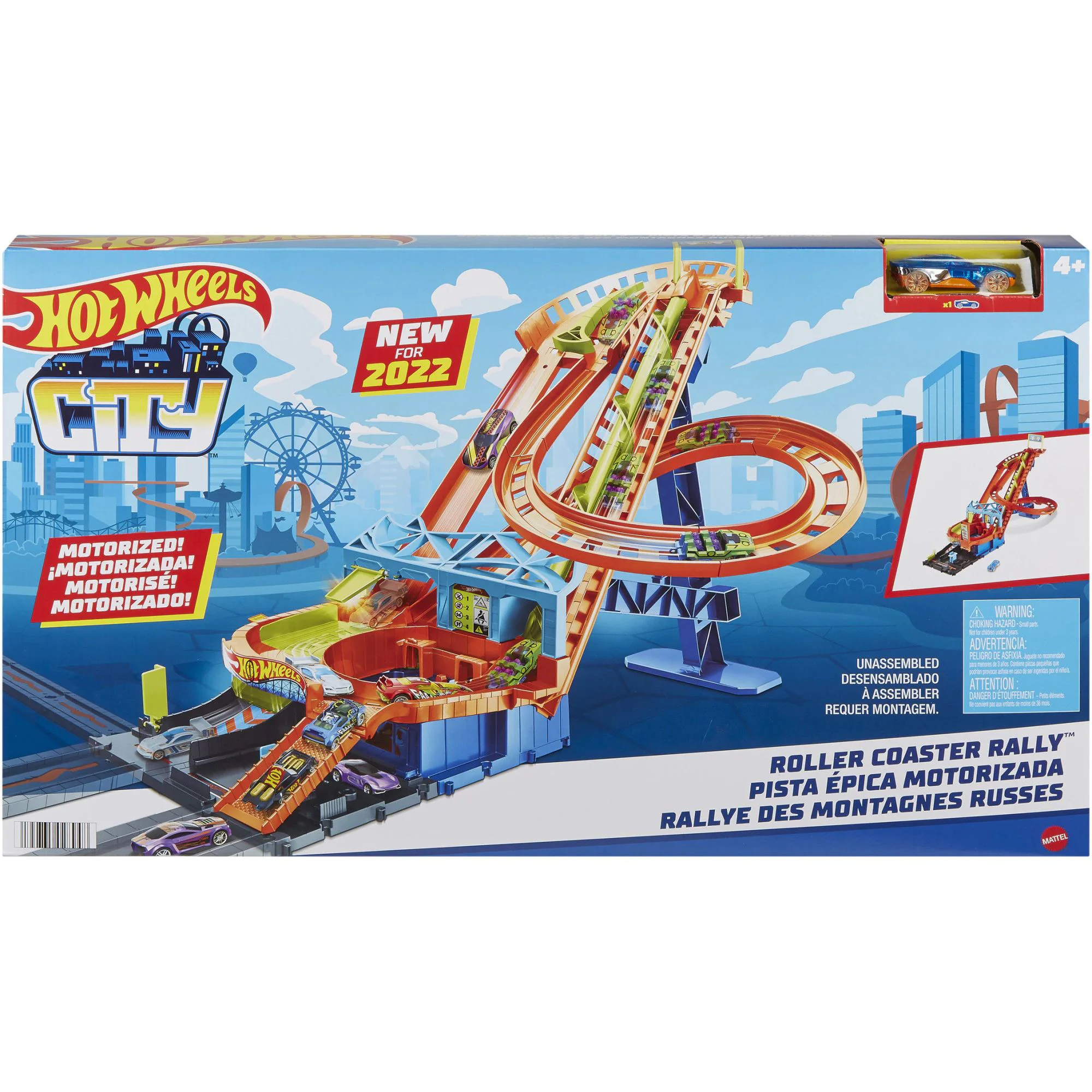 Set de joaca Hot Wheels Pista Roller Coaster