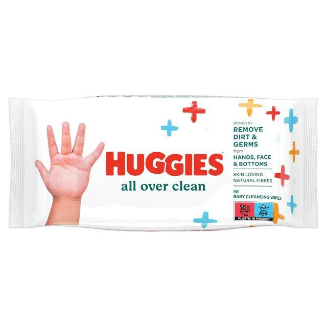 image for Servetele umede Huggies All Over Clean, 56 buc. foto