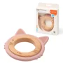 Кольцо для прорезывания зубов BabyOno Котенок из дерева и силикона foto