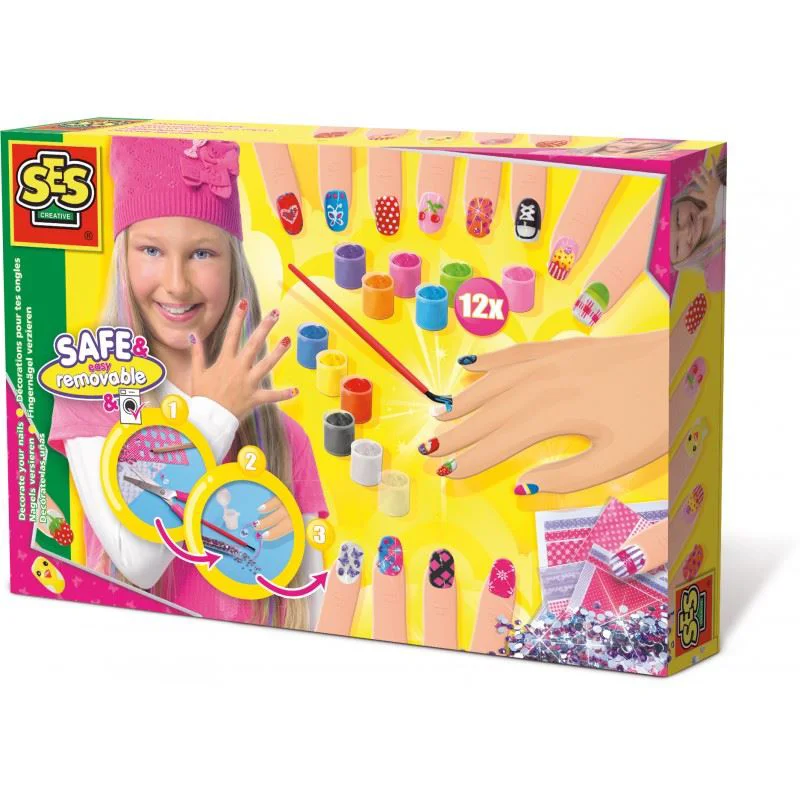 Игровой набор SES Creative для юного нейл-арт мастера