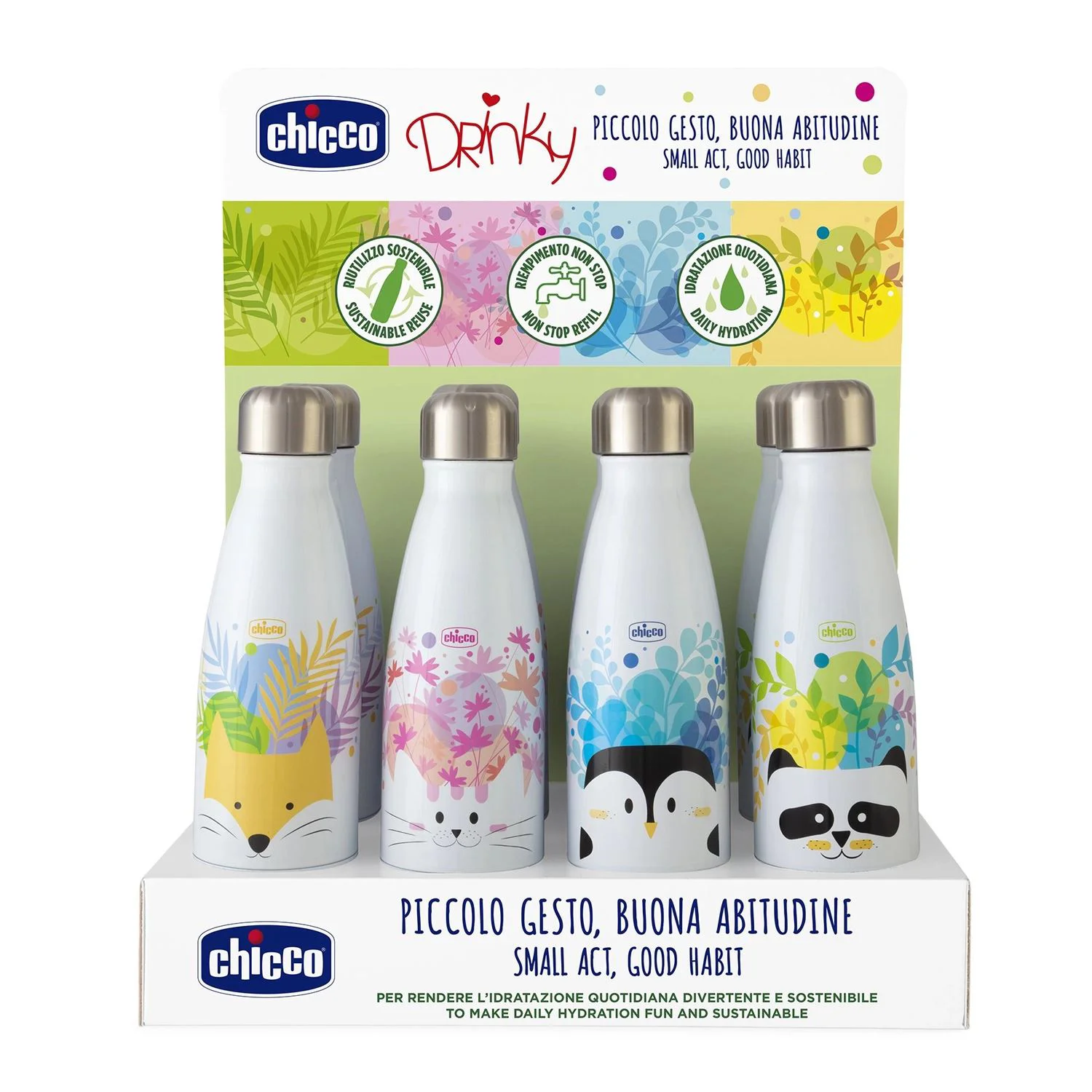 image for Sticla termica din inox Chicco Mum and Baby pentru lichid 500 ml foto