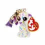 Jucarie breloc TY Mini Boos, Catelusa Darling, 10 cm