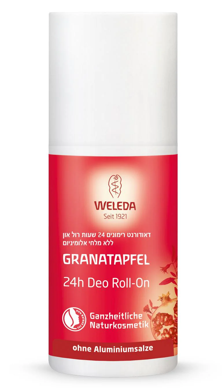 Роликовый дезодорант Weleda 24ч Гранат, 50 мл