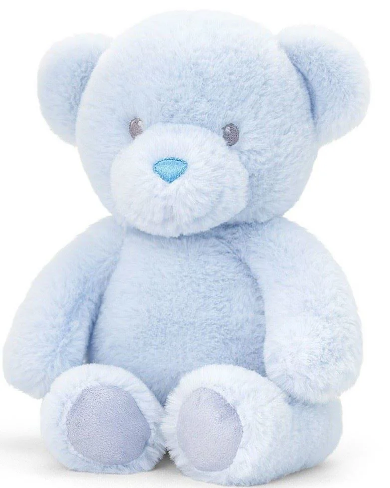 Jucarie de plus Keeleco Urs Baby Boy, 16 cm