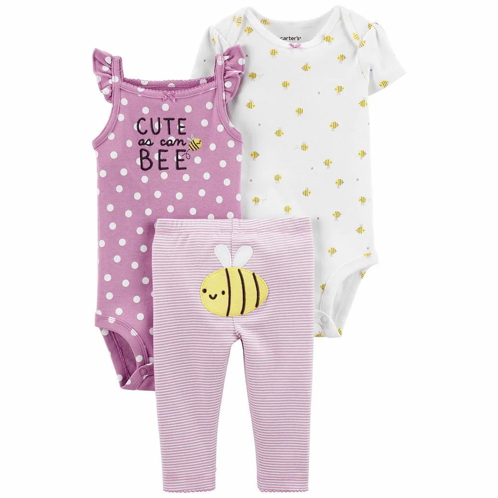 Carter's Set 3 piese Albinuta Pantaloni si 2 body-uri foto