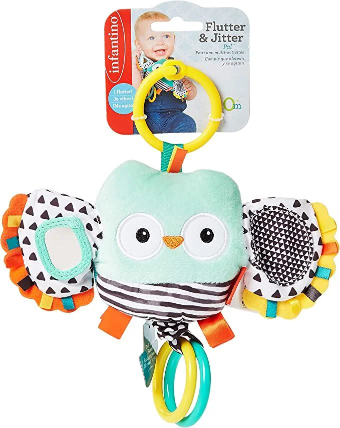 Jucarie de agatat cu vibratie Infantino Bufnita foto