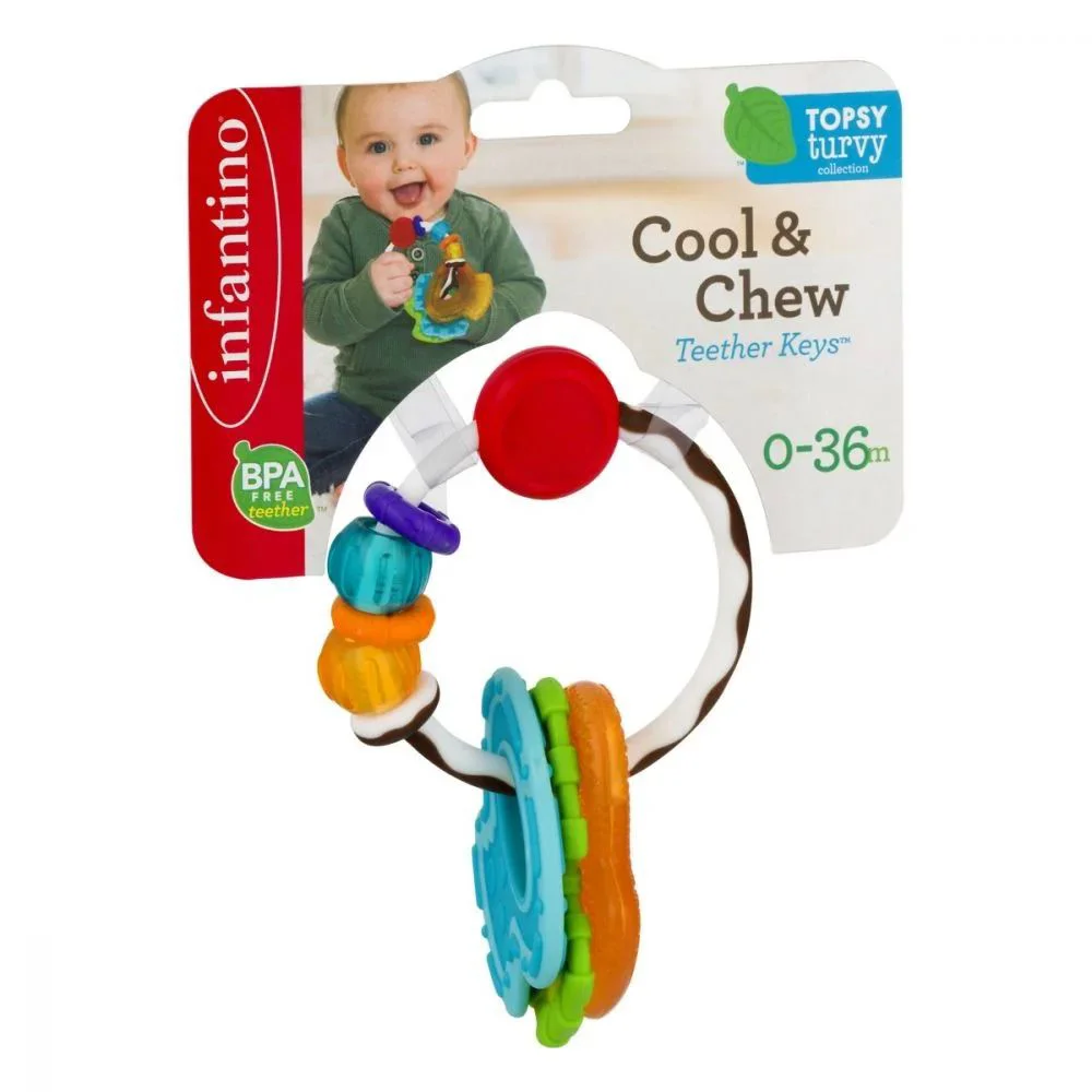Jucarie gingivala dentite Infantino Cheite foto