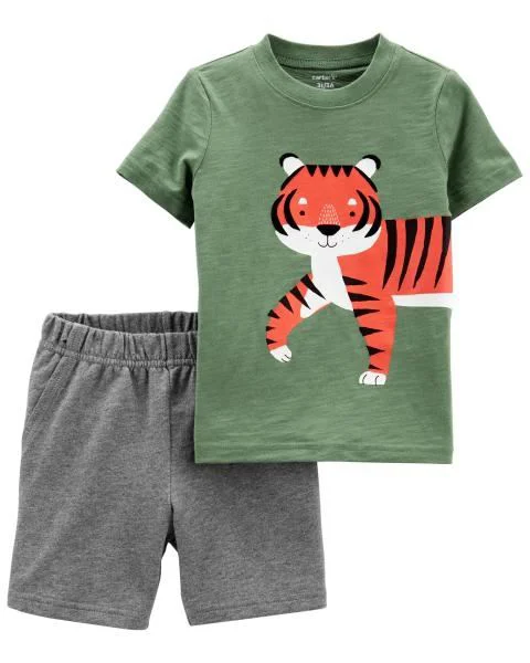 Carter's Комплект 2 в 1 Тигр - футболка и шортики