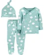 Carter's Set 3 piese Norisori - pantaloni, top si caciulita foto