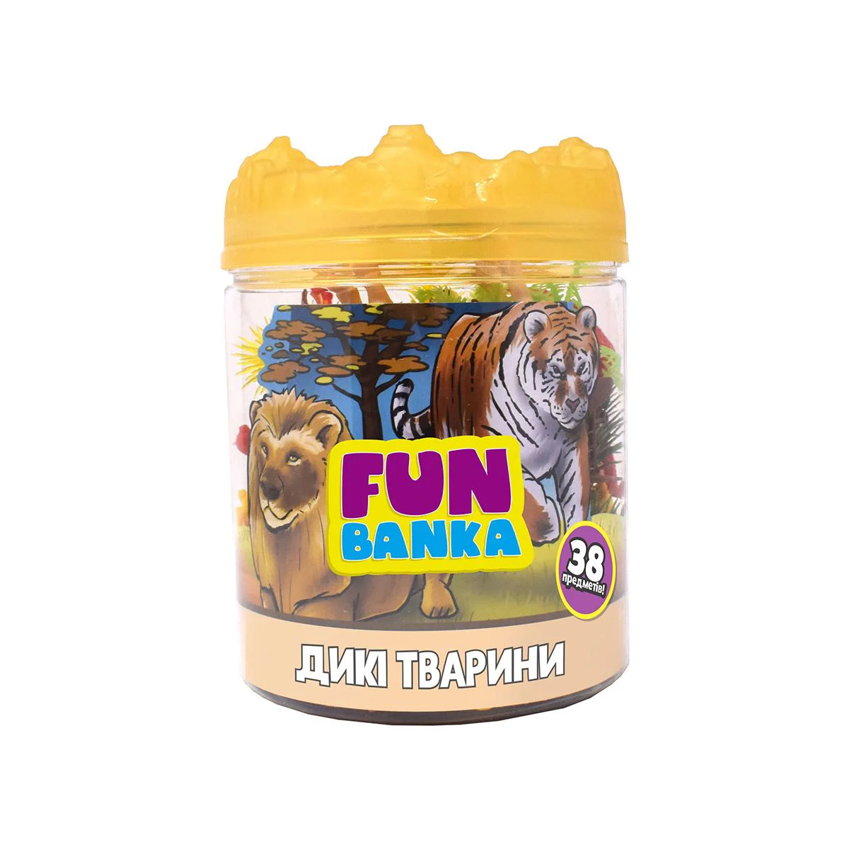 Игровой набор Fun Banka Дикие животные, 38 пред.