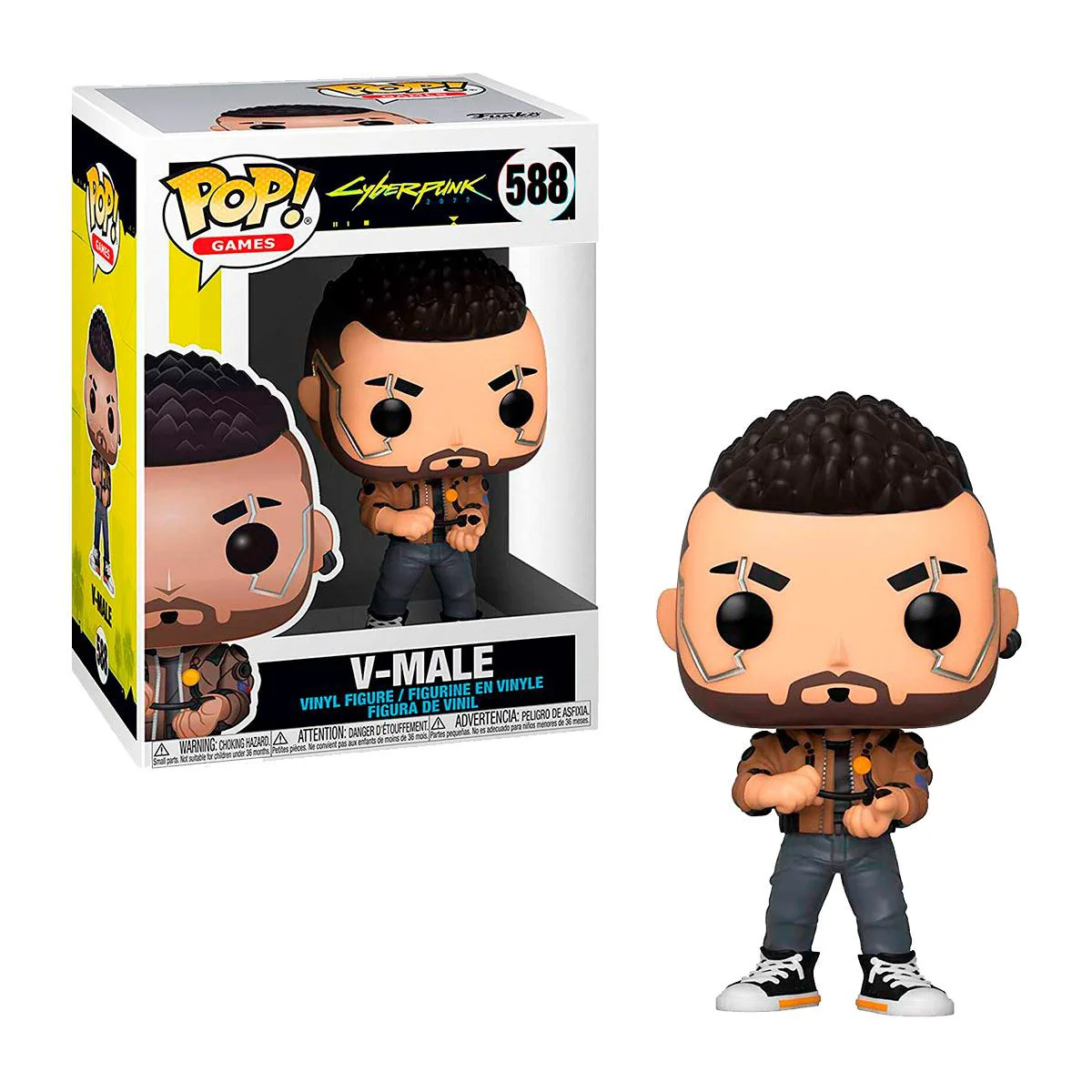 Figurina Funko Pop! V-Male Cyberpunk 2077 foto