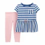 Carter's Set 2 piese Pantaloni si Bluza Dungi foto