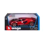 Masina Bburago Lamborghini Sian FKP 37, Rosu metalic, 1:18 foto