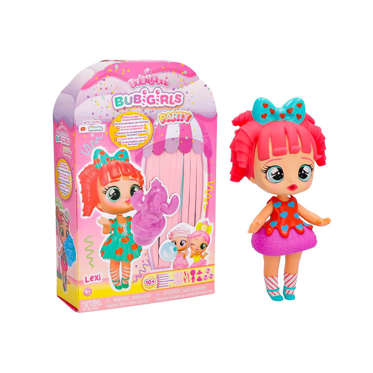 Игровой набор с куклой Bubiloons Малышка Лекси
