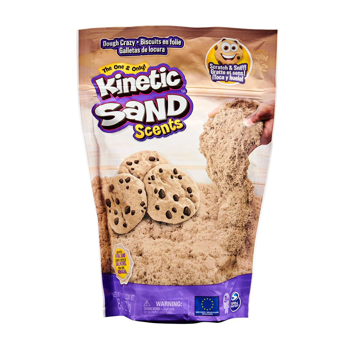 image for Кинетический песок Kinetic Sand Печенье, с ароматом, 227 г foto