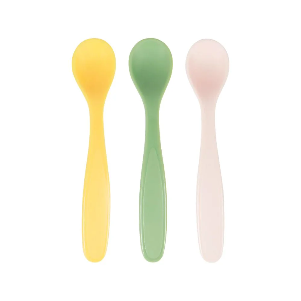 Set de 3 lingurite flexibile Badabulle Pastel