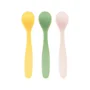 Set de 3 lingurite flexibile Badabulle Pastel
