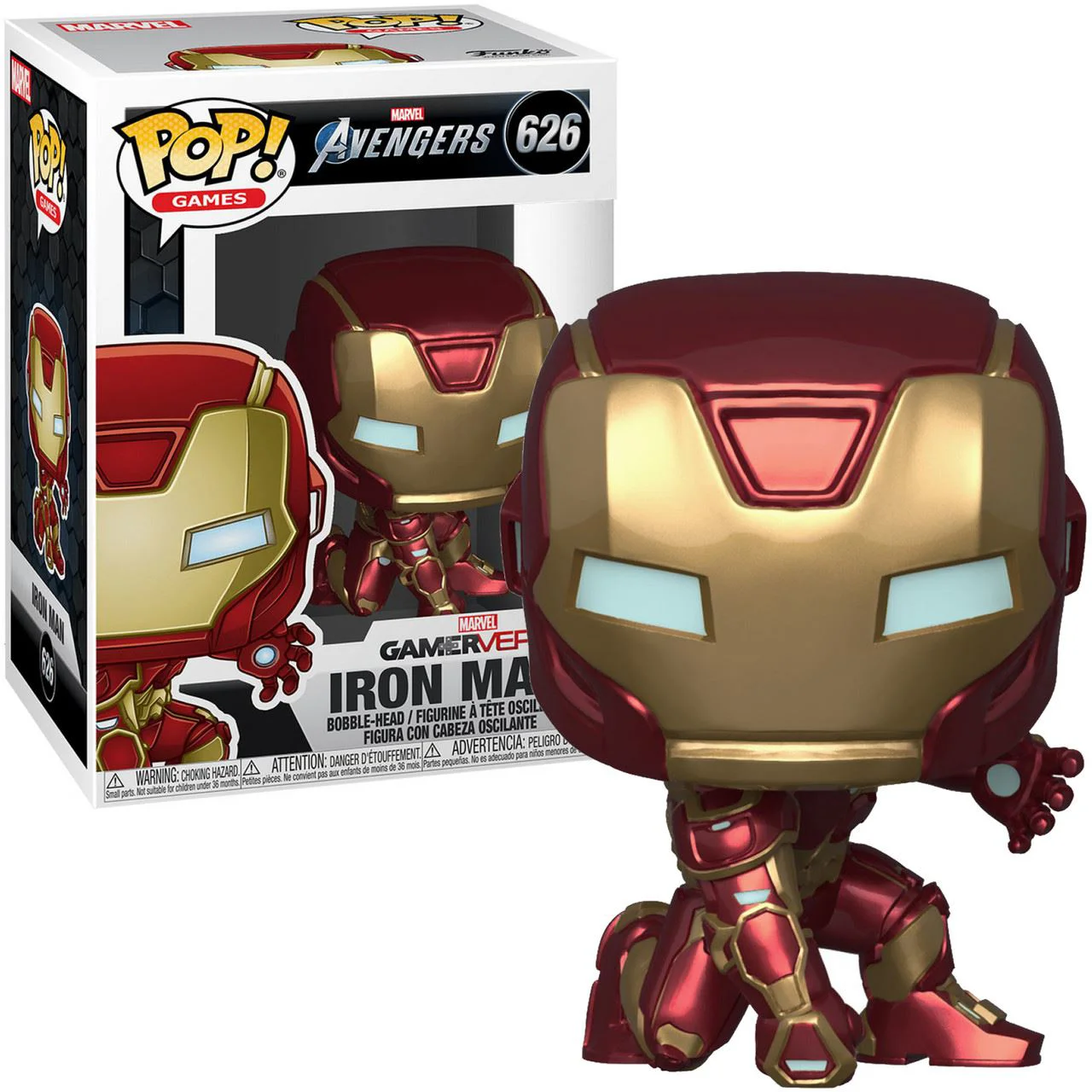 Figurina Funko Pop Iron Man, seria Avengers foto