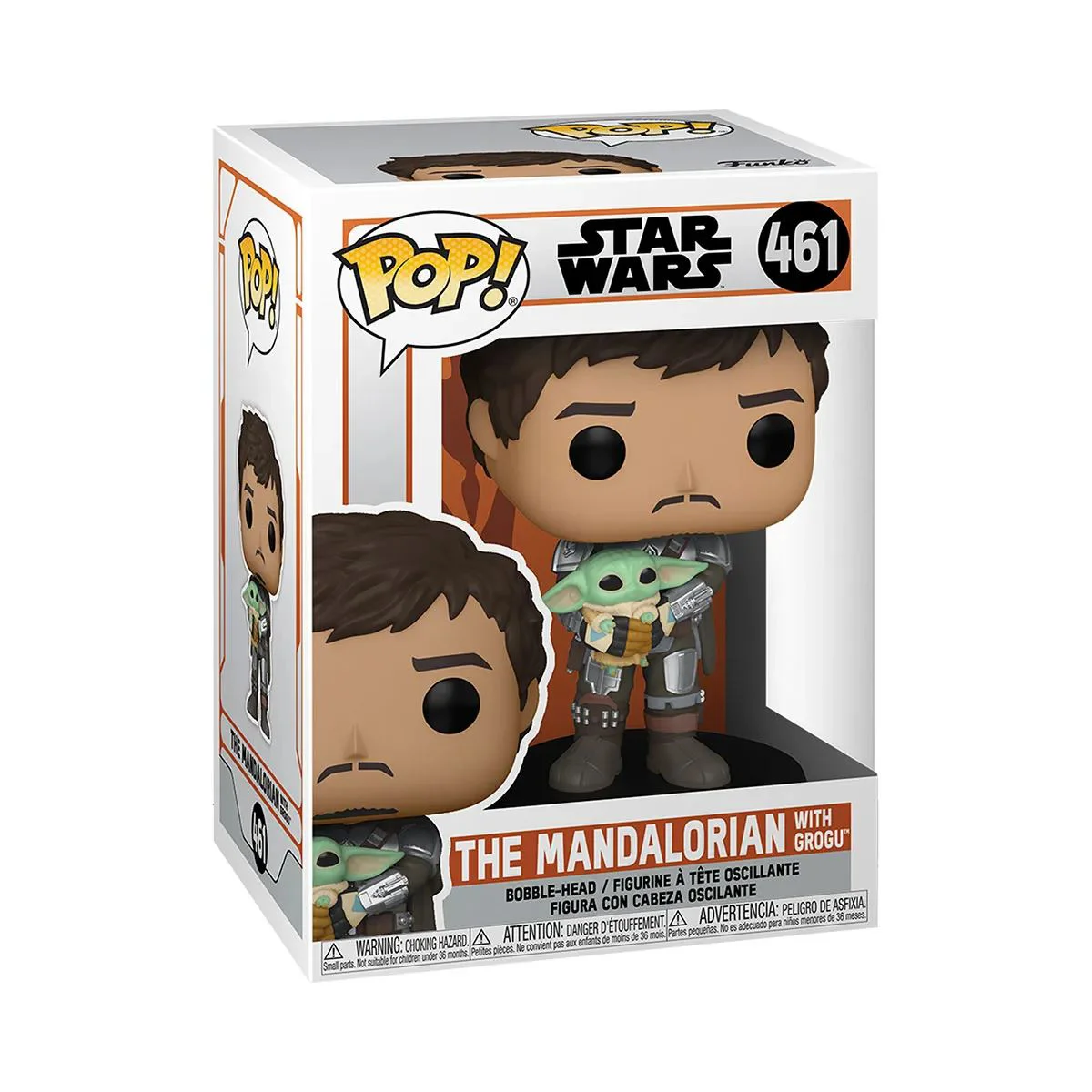 Игровая фигурка Funko Pop Мандалорец с Грогу, серия Star Wars