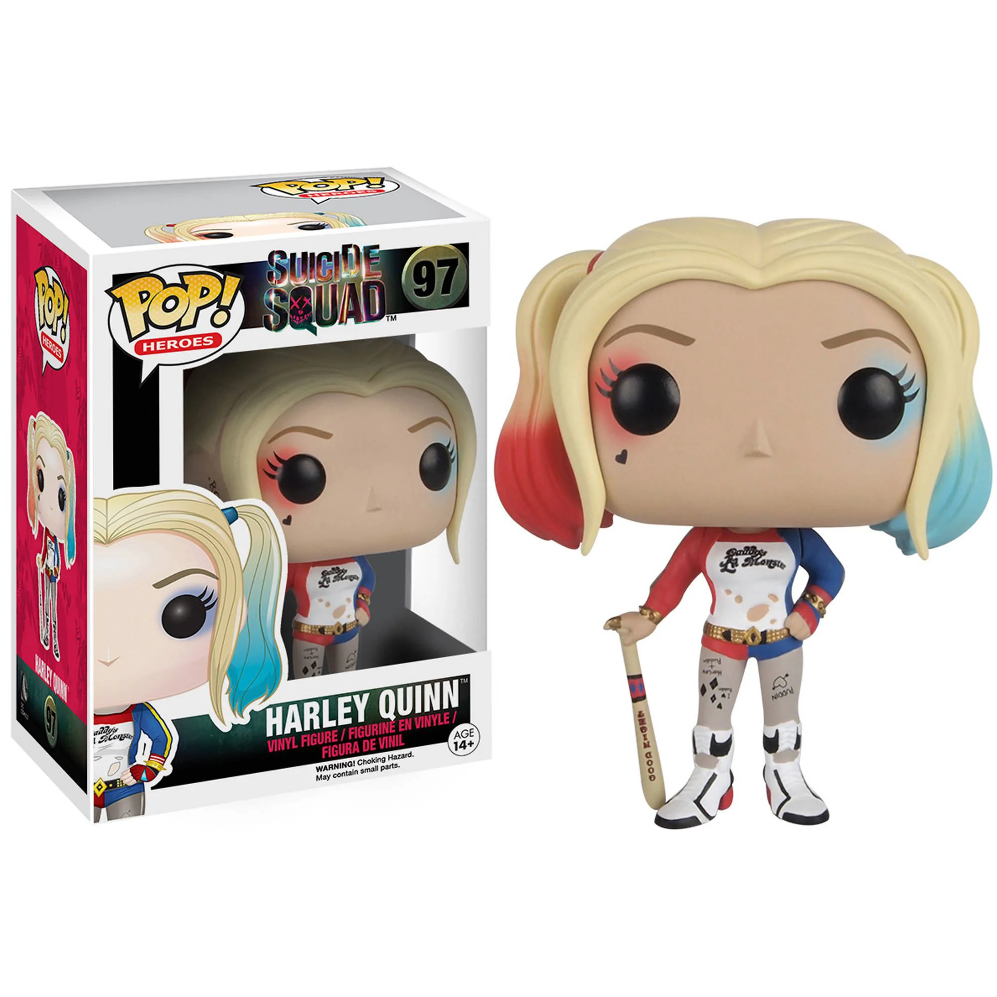 Figurina Funko Pop Harley Quinn, 9,6 cm foto