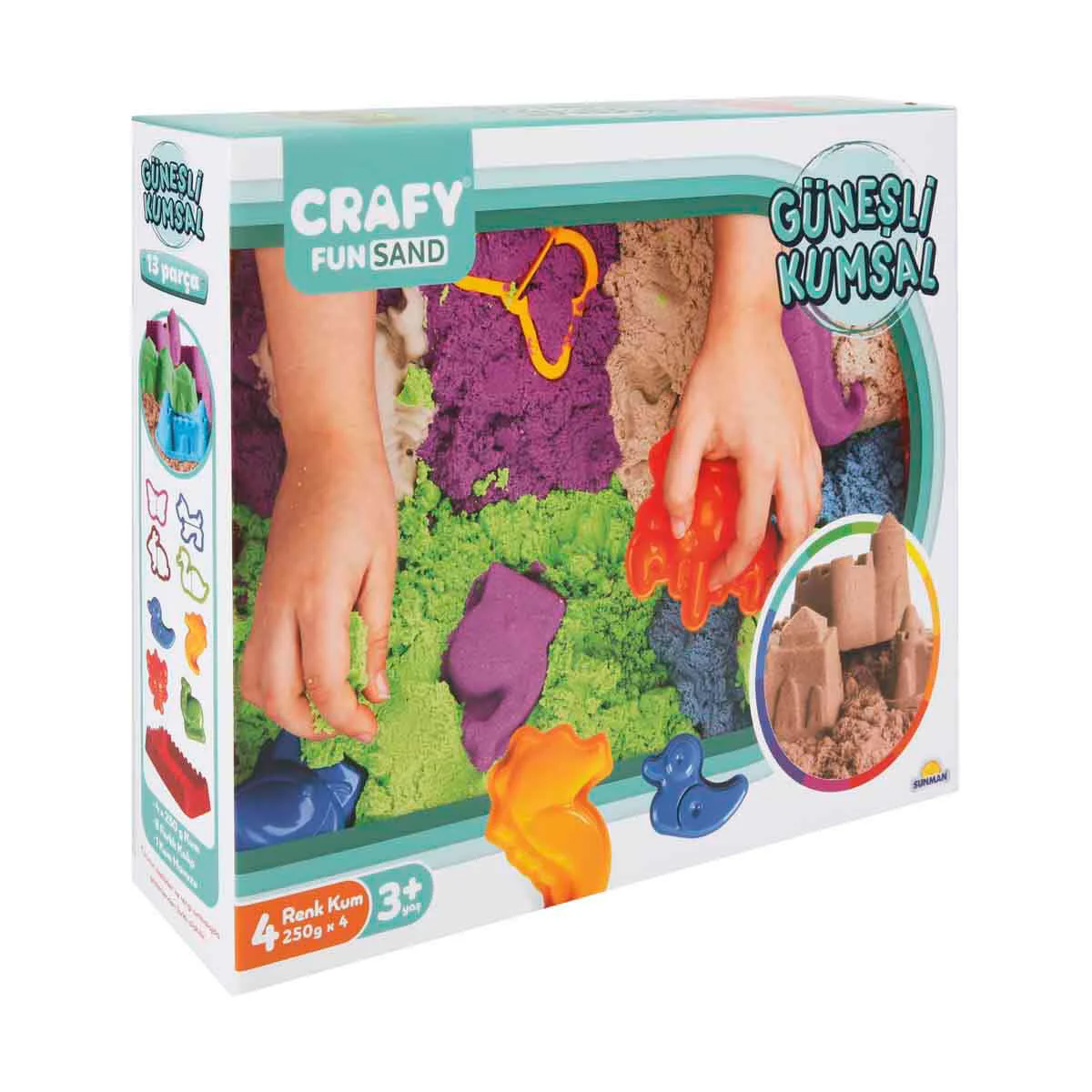 Набор с кинетическим песком Crafy Sand Солнечный берег