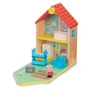 Set de joaca din lemn Peppa Pig Casa cu accesorii si figurine