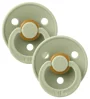 Set 2 suzete rotunde din latex BIBS Colour Sage (0-6 luni) foto