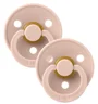 Set 2 suzete rotunde din latex BIBS Colour Blush (0-6 luni) foto