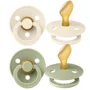 Set 2 suzete anatomice BIBS Colour Ivory/Sage (6-18 luni) foto