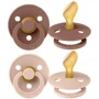 Set 2 suzete anatomice BIBS Colour Blush/Woodchuck (6-18 luni) foto