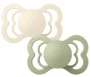 Набор из 2 симметричных латексных пустышек BIBS Supreme Ivory/Sage (6-18 мес.) foto