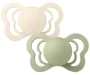Set 2 suzete anatomice din latex BIBS Couture Ivory/Sage (6-18 luni) foto