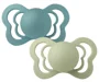 Set 2 suzete anatomice din latex BIBS Couture Island Sea/Sage (6-18 luni) foto