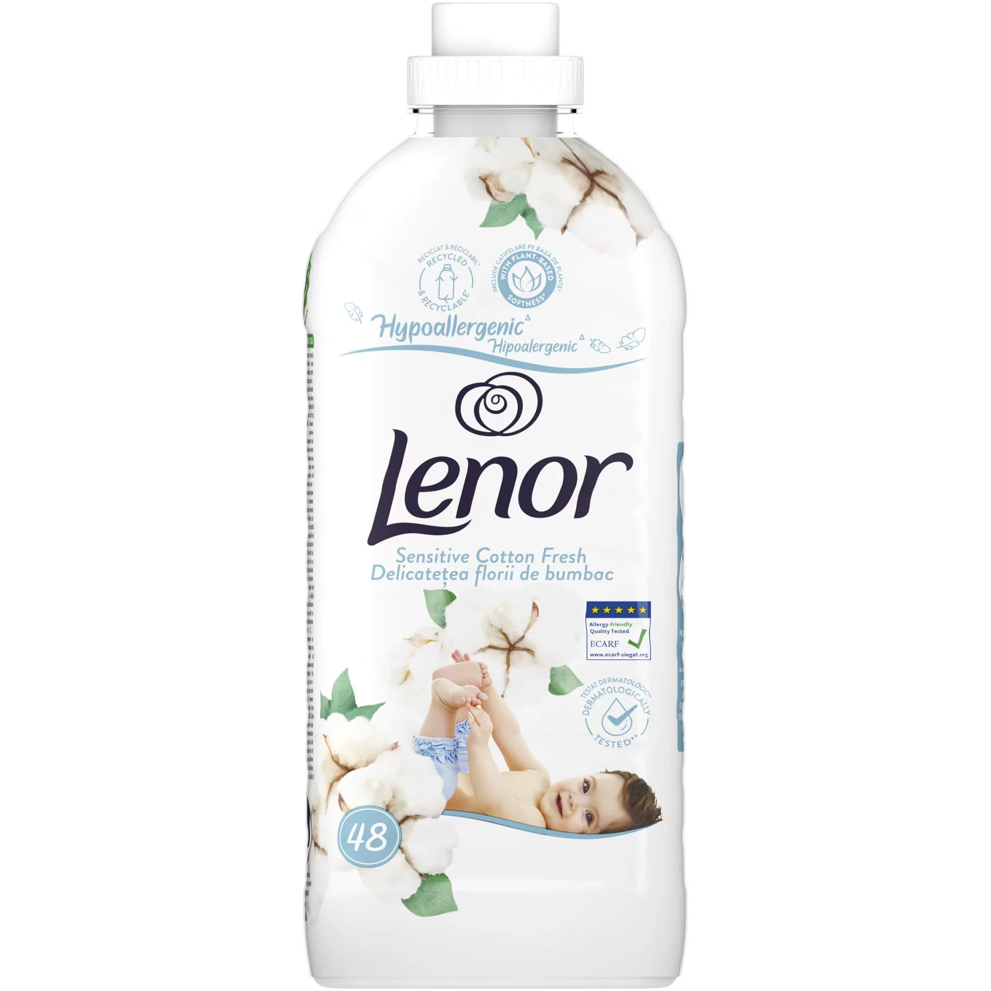 Ополаскиватель для белья Lenor Sensitive Cotton Fresh, 1200 мл