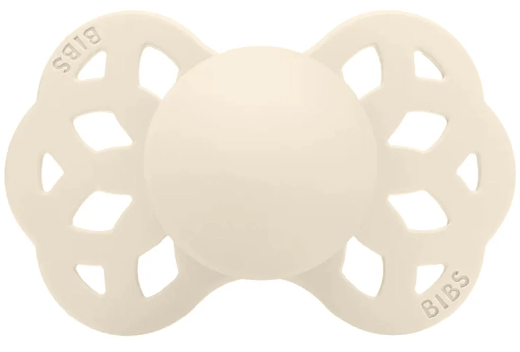 Suzeta anatomica din silicon BIBS Infinity Ivory (0-6 luni) foto