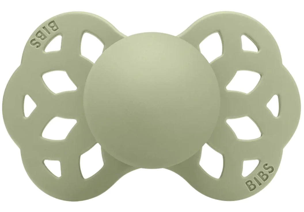 image for Suzeta anatomica din silicon BIBS Infinity Sage (6-18 luni) foto