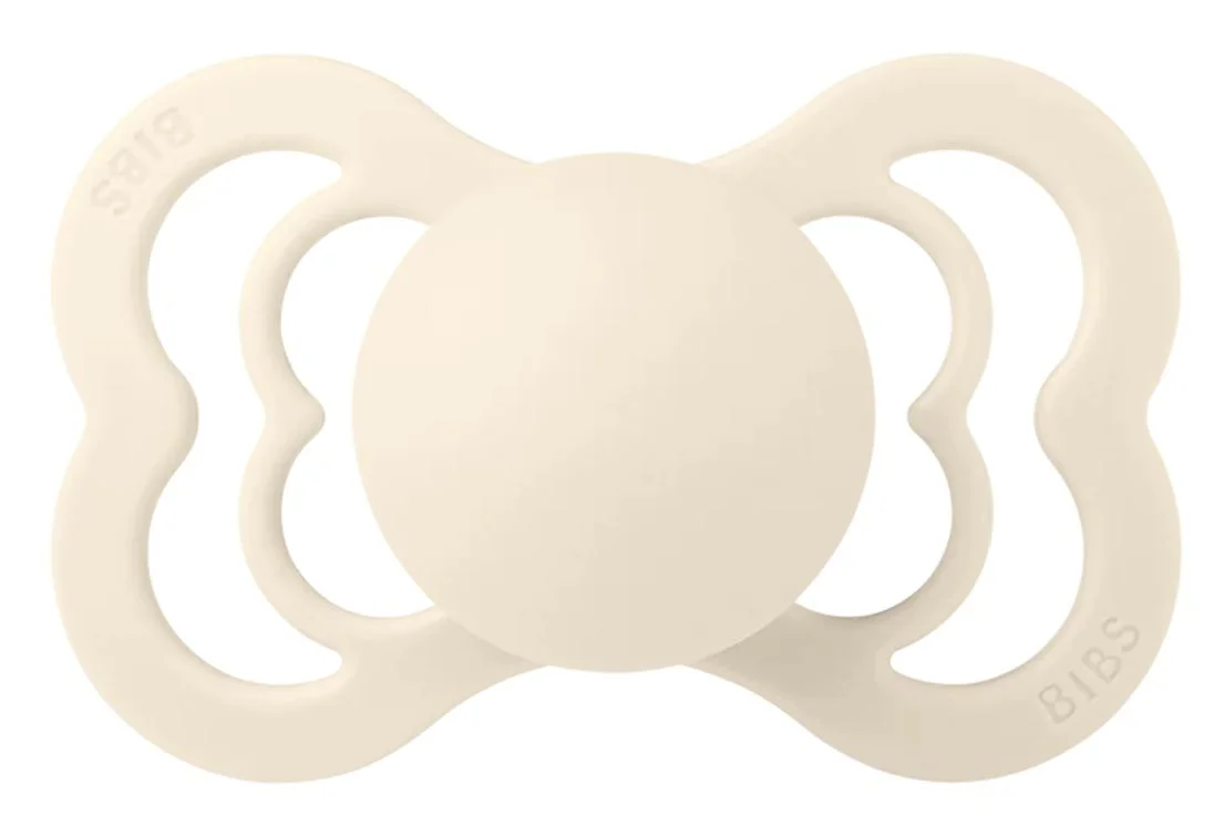 Suzeta simetrica din latex BIBS Supreme Ivory (6-36 luni) foto