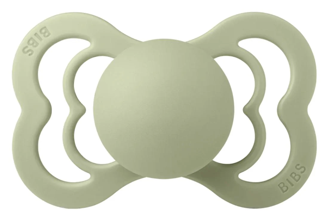 Suzeta simetrica din latex BIBS Supreme Sage (0-6 luni) foto
