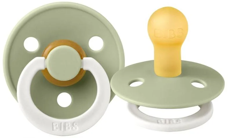 Suzeta rotunda din latex BIBS Sage Glow (0-6 luni) foto