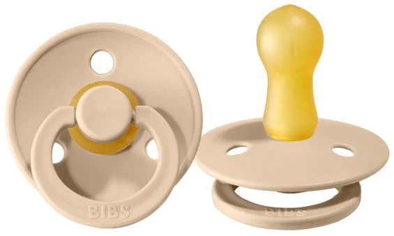 Suzeta rotunda din latex BIBS Vanilla (6-18 luni) foto