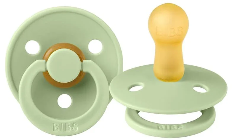 Suzeta rotunda din latex BIBS Pistachio (6-18 luni) foto